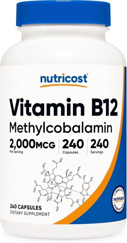 Best Vitamin B12 – Nutricost Methylcobalamin 2000mcg Review