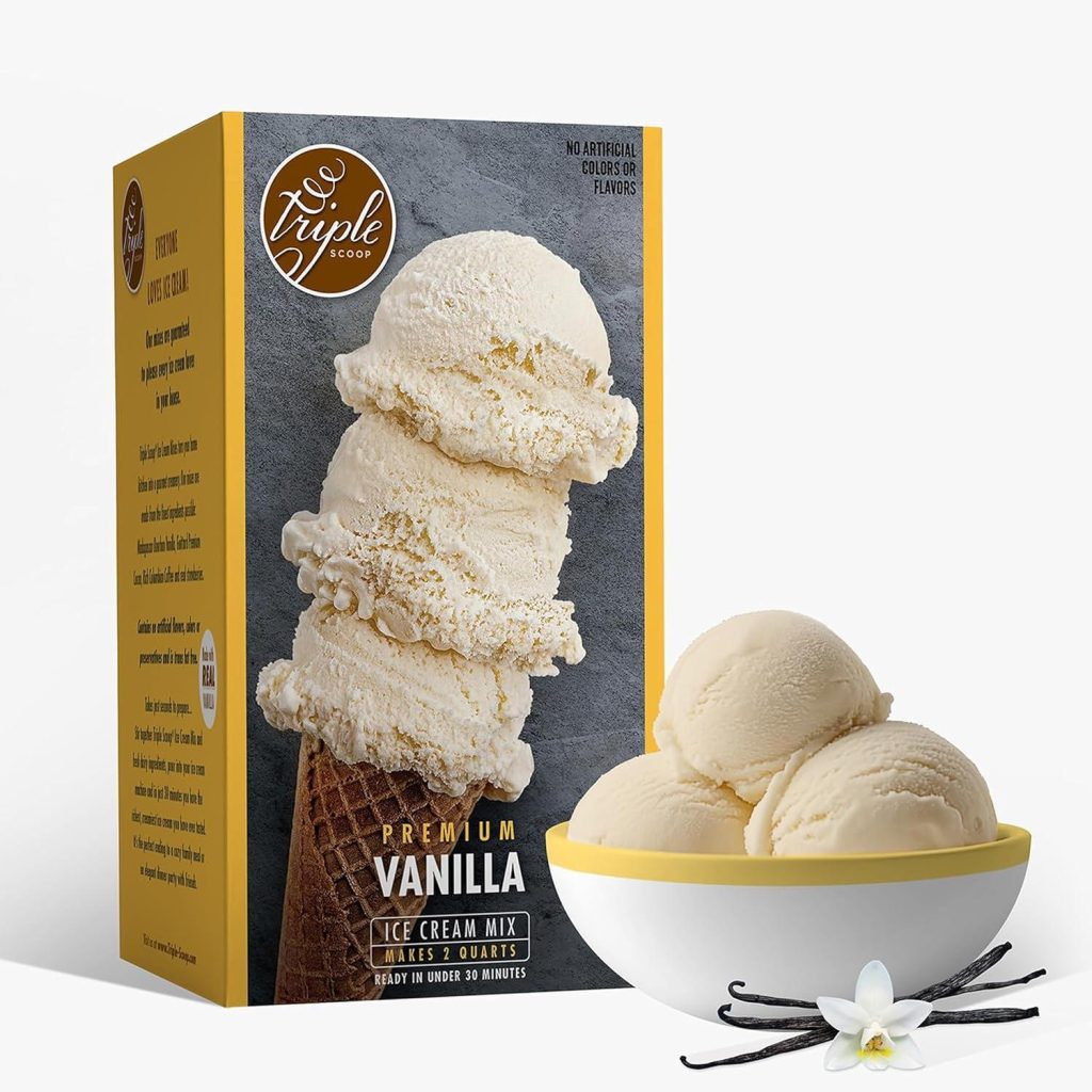 Best Ice Cream Mix – Triple Scoop Premium Vanilla Review