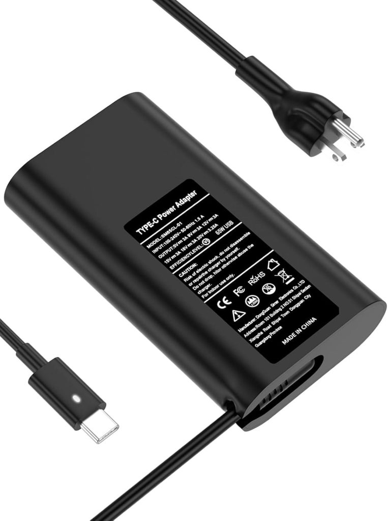 Best Laptop Charger – TSKYBEAR 65W USB C Compatible with Dell Review