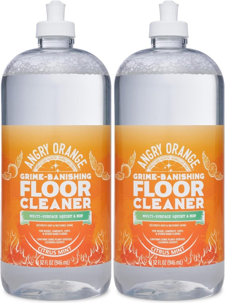 Best Floor Cleaner – ANGRY ORANGE Spray and Go Citrus Mint Review