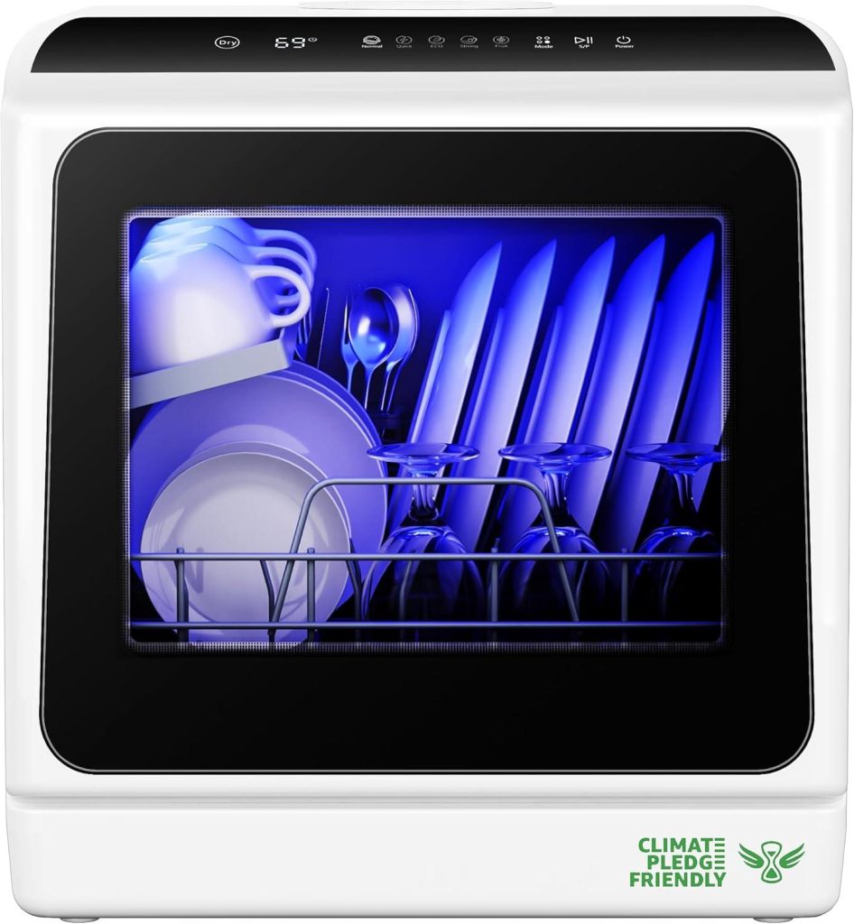 Best Dishwasher – EUHOMY Portable Countertop Mini with 6 Programs Review