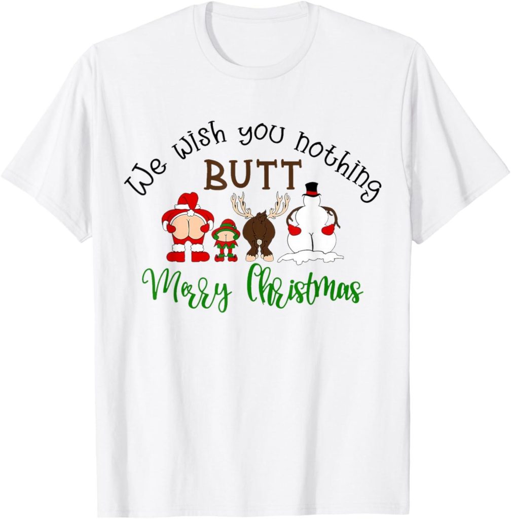 Best Novelty T-Shirt – We Wish You Nothing But Merry Christmas Review