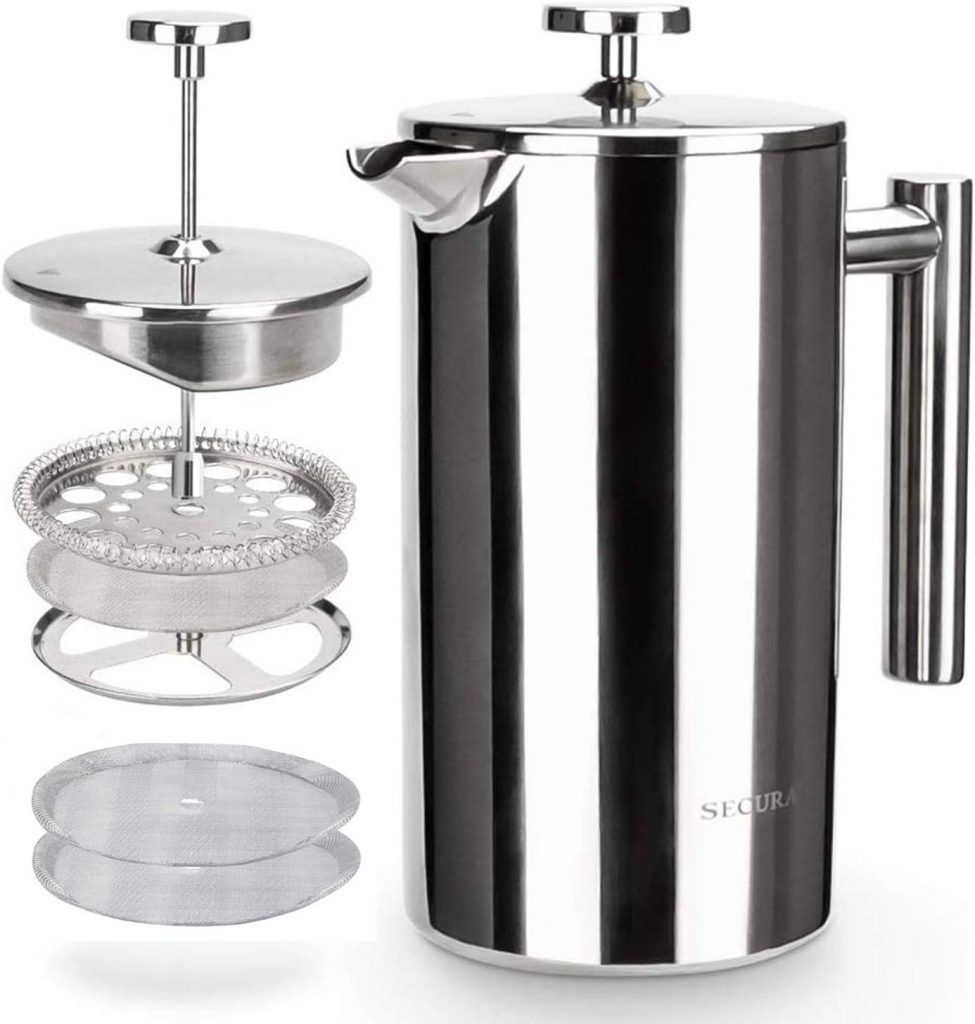 Best Coffee Press – Secura French Press Coffee Maker Review