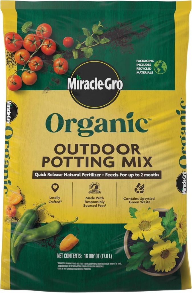Best Organic Potting Mix – Miracle-GRO 16 qt. Container Review