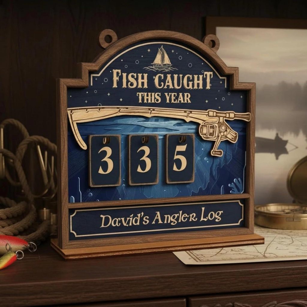 Best Fishing Tracker – Custom Fish Caught This Year Counter Sign Review