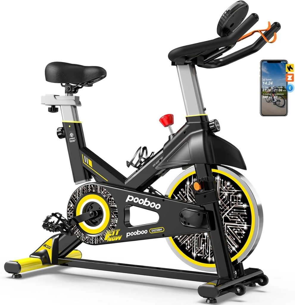 Best Exercise Bike – pooboo Adjustable Magnetic Resistance Review