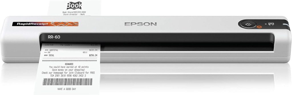 Best Mobile Scanner – Epson RapidReceipt RR-60 Review
