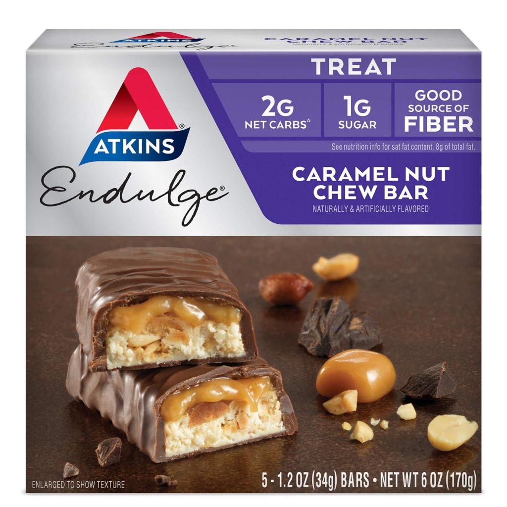 Best Dessert Bar – Atkins Endulge Caramel Nut Chew Bar Review