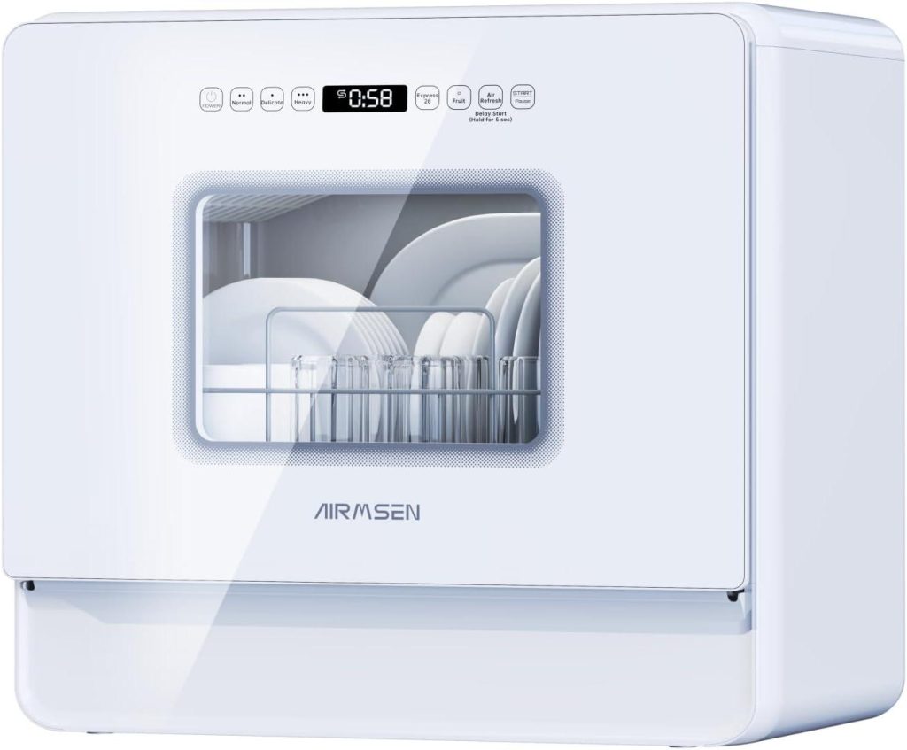 Best Dishwasher – AIRMSEN Large Slim Countertop Dishwasher Review