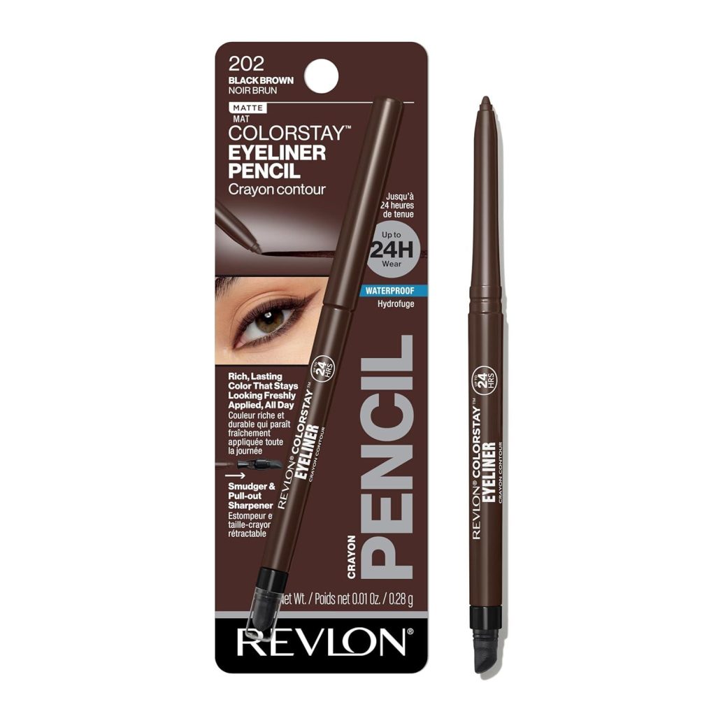Best Eyeliner – Revlon ColorStay Pencil Waterproof Eyeliner, 202 Black Brown Review
