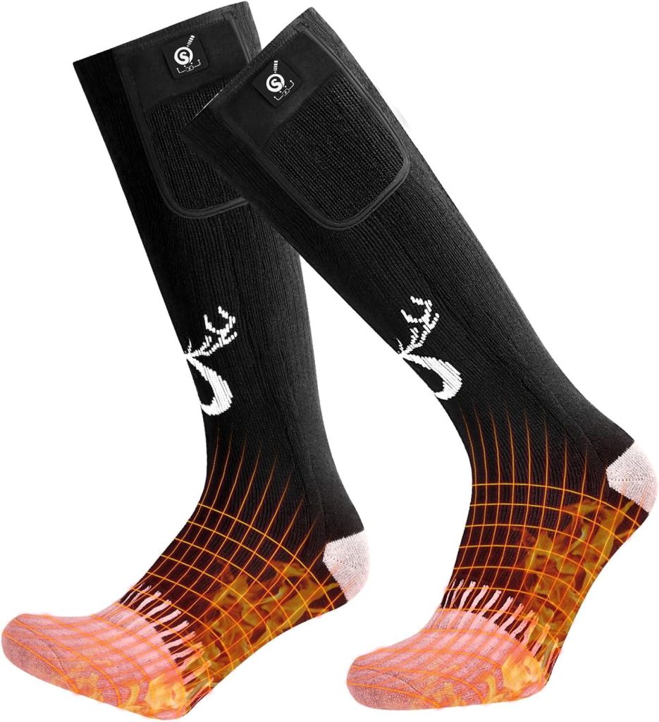 Best Heated Socks – SNOW DEER Rechargeable Electric Heated Socks Review