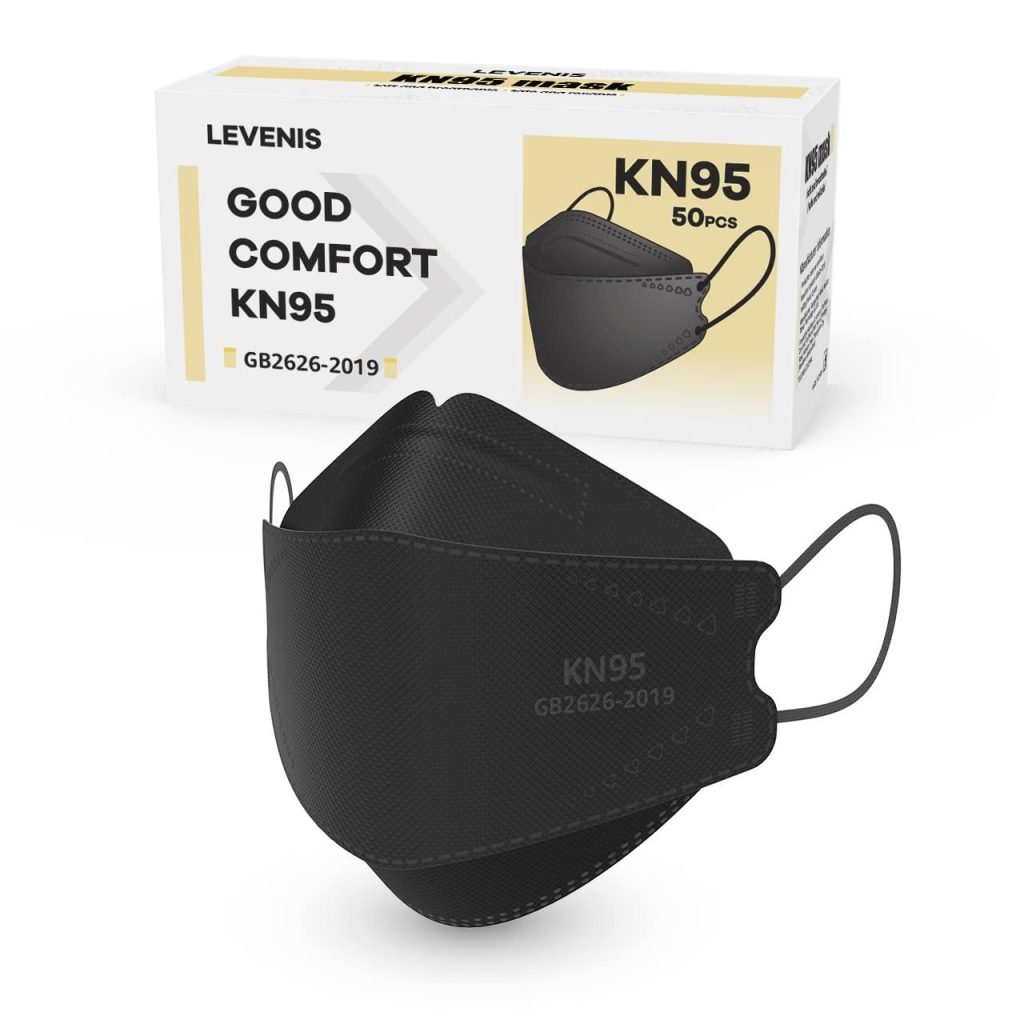 Best KN95 Face Masks – LEVENIS 50 Pack Black Disposable Review