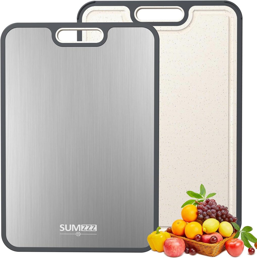 Best Kitchen Cutting Board – Titanium Double-Sided Easy Clean Review