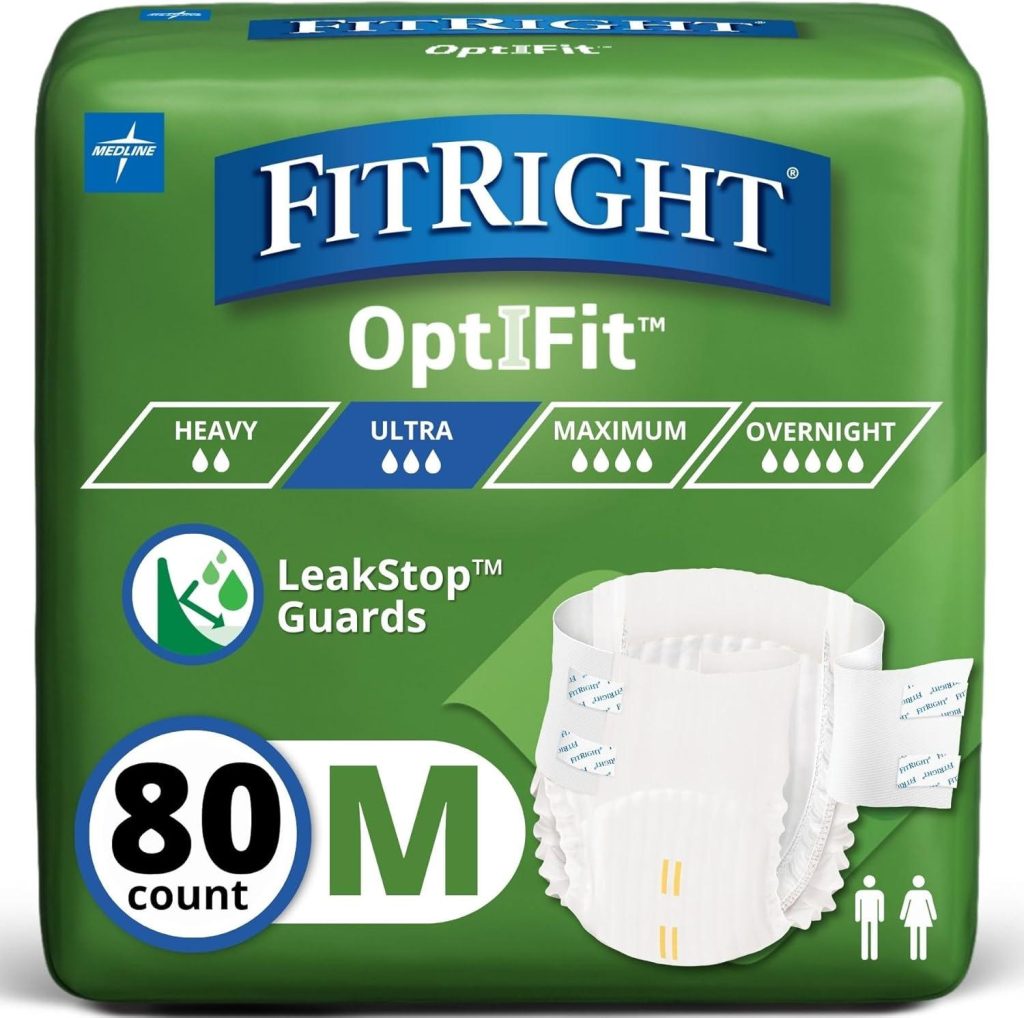 Best Incontinence Briefs – FitRight Adult Diapers, Ultra Heavy Absorbency, Review