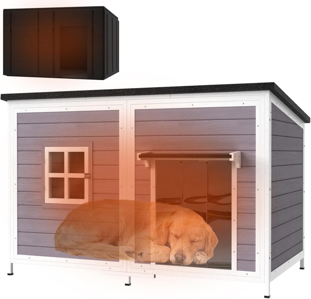 Best Dog House – HomeSheek 59″ Insulated Outdoor Dog House Review