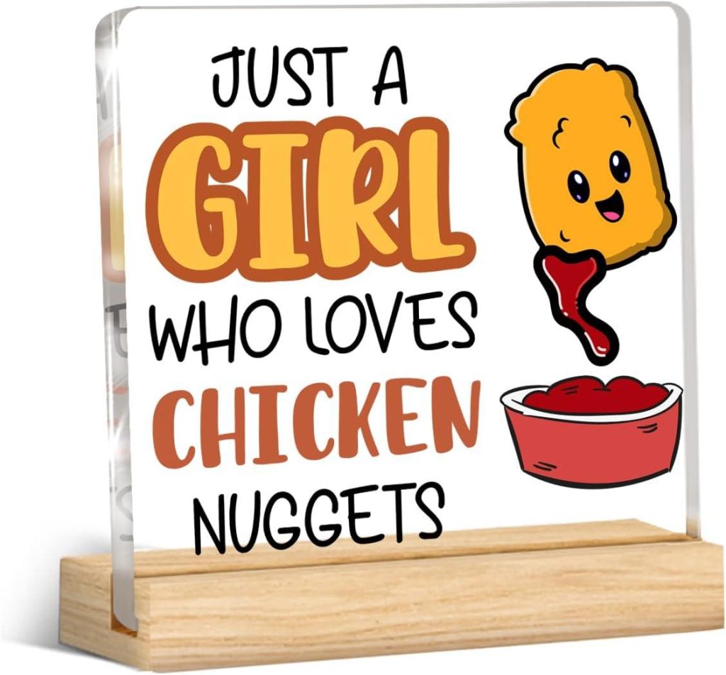 Best Home Décor – Chicken Nugget Gift Funny Foodie Quirky Sign Review