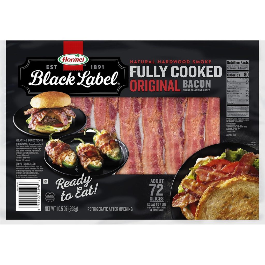 Best Bacon Snack – HORMEL BLACK LABEL Fully Cooked Bacon Review