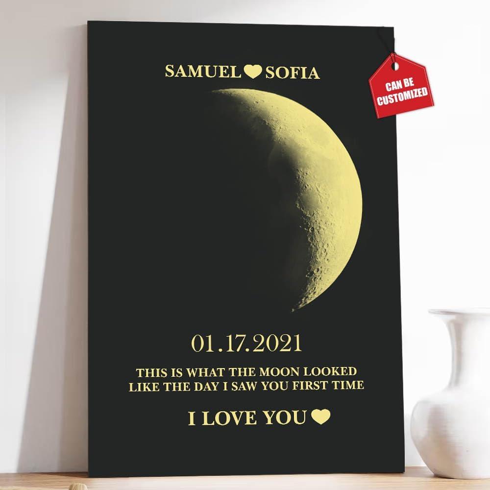 Best Wall Art – TM TEEMAN Custom Moon Phase Picture Review