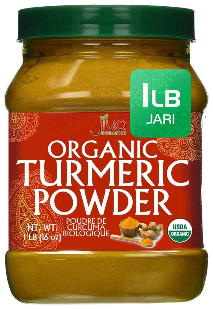Best Food & Supplements – Organic Turmeric Powder 1 Pound Jar by Jiva Organics Review