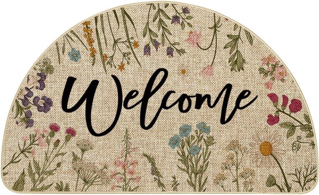 Best Home Decor – Artoid Mode Wild Flowers Welcome Doormat Review