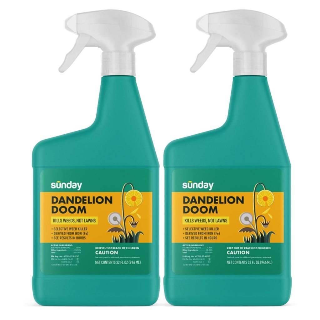 Best Weed Control – Sunday Dandelion Doom Selective Weed Killer Review