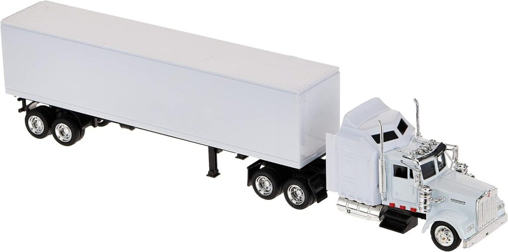 Best Model Truck – New-Ray Kenworth W900 Plain White Review