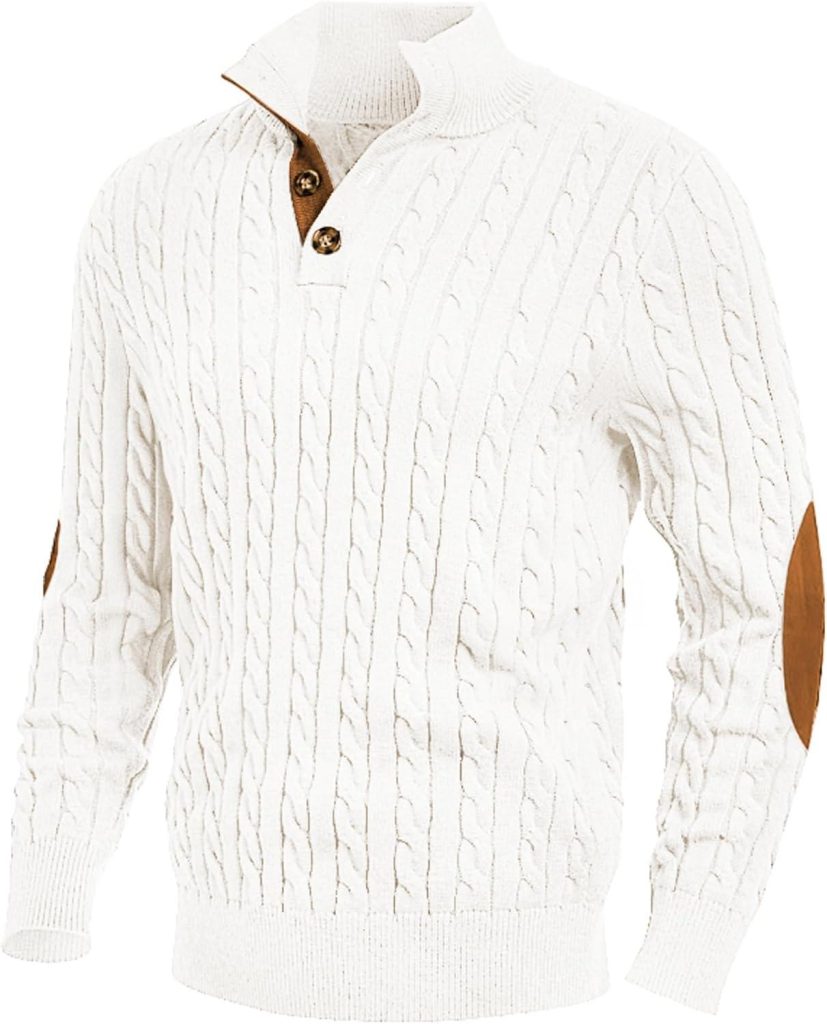 Best Pullover Sweater – JMIERR Men’s Cable Knit Sweater Review