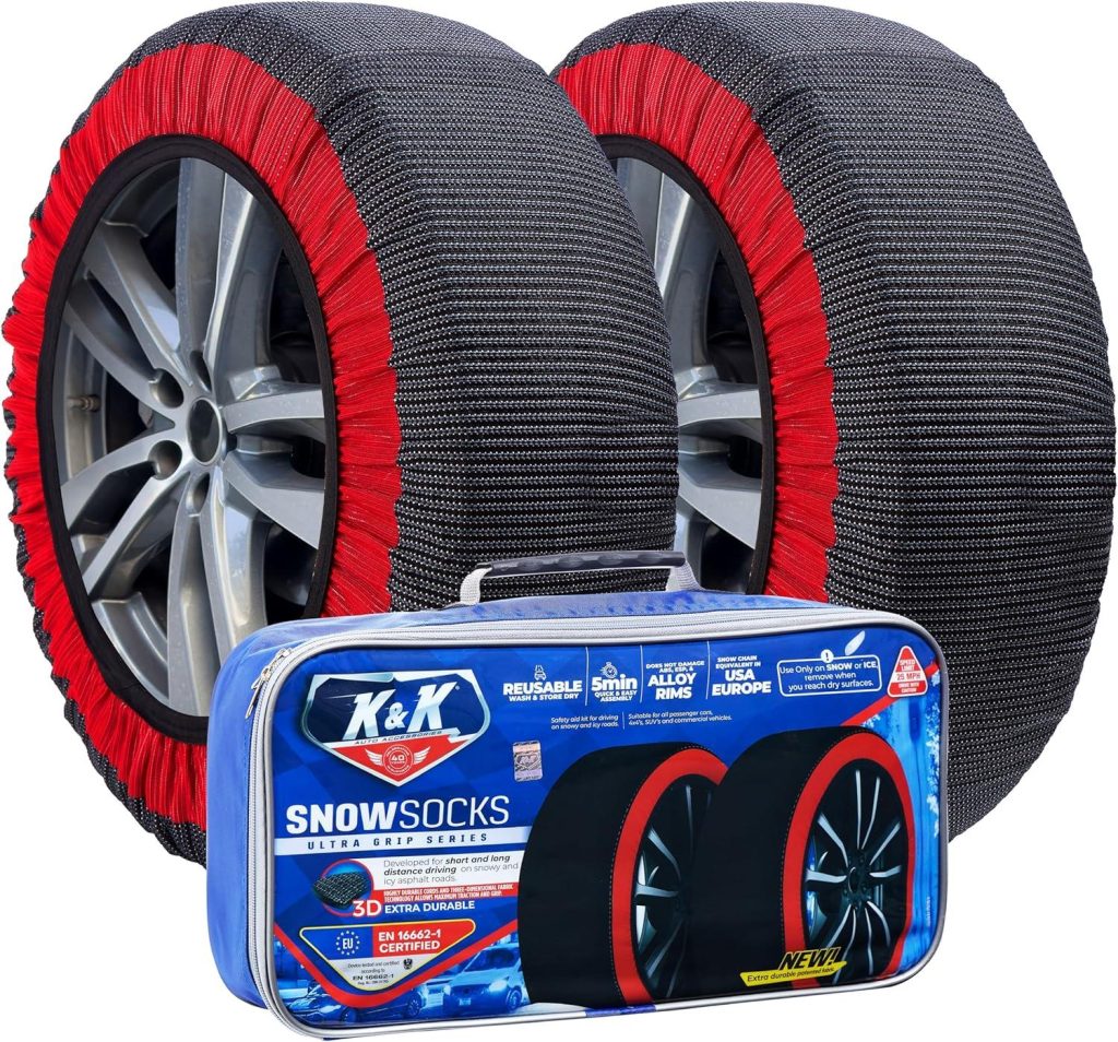 Best Tire Traction Device – K&K Auto Snow Socks Review