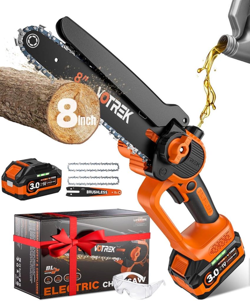 Best Mini Chainsaw – VOTREK 8-INCH Cordless Electric Review