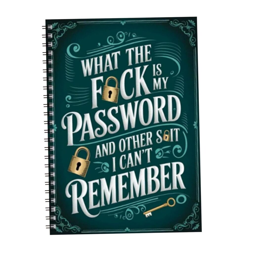 Best Gag Gift – Funny Spiral Password Keeper Book Review