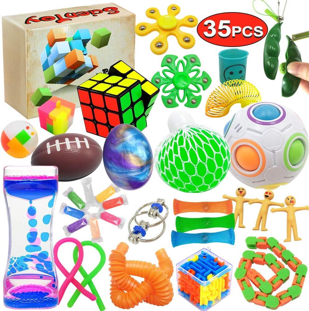 Best Fidget Toy Set – Scientoy 35 Pcs Sensory Toy for Stress Relief Review