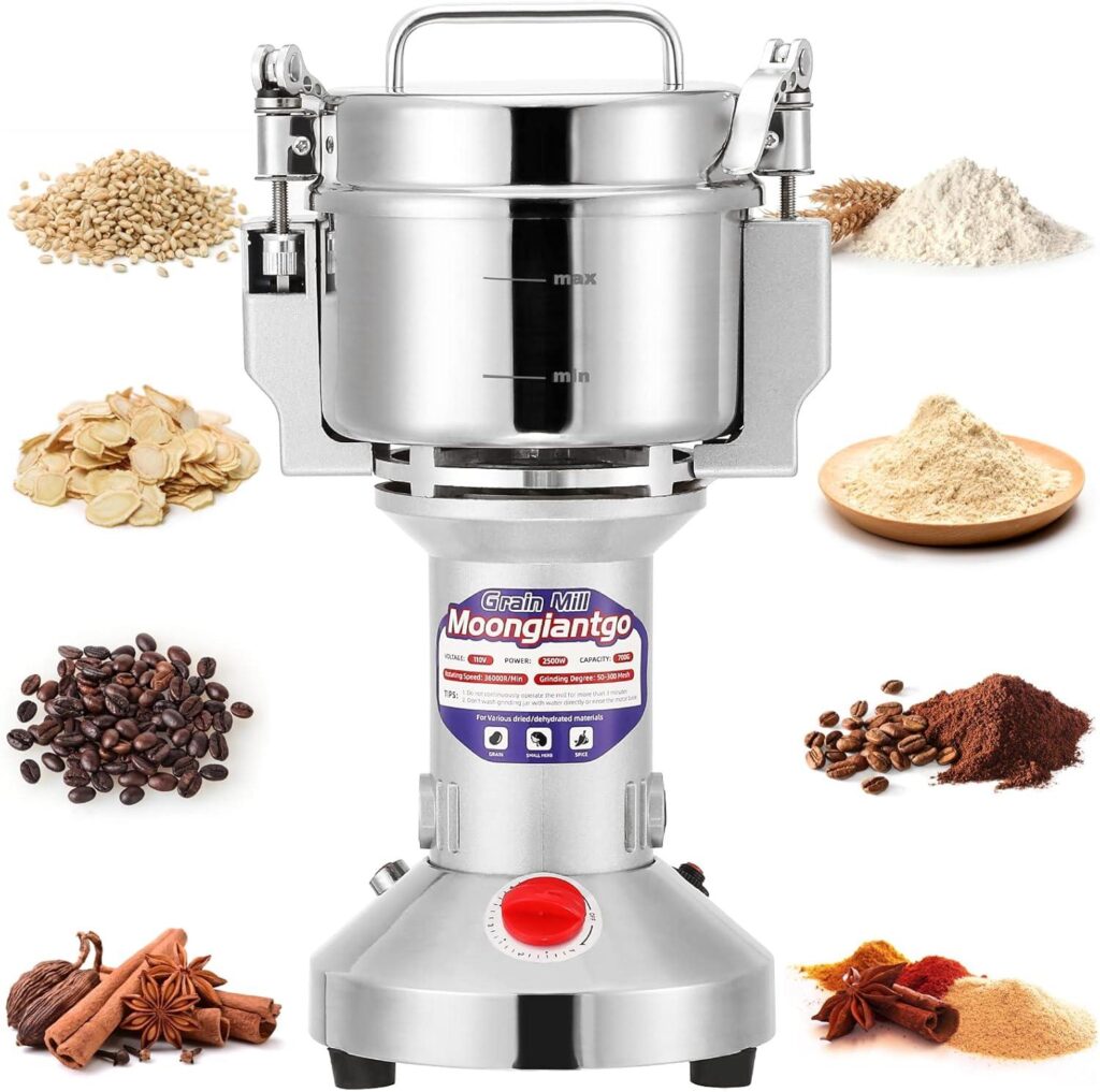 Best Grain Mill Grinder – Moongiantgo Electric 300g Machine Review