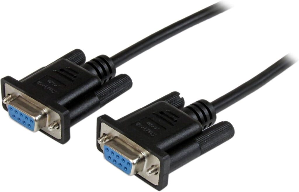 Best Electronics – StarTech.com 2m Black DB9 RS232 Null Modem Cable Review