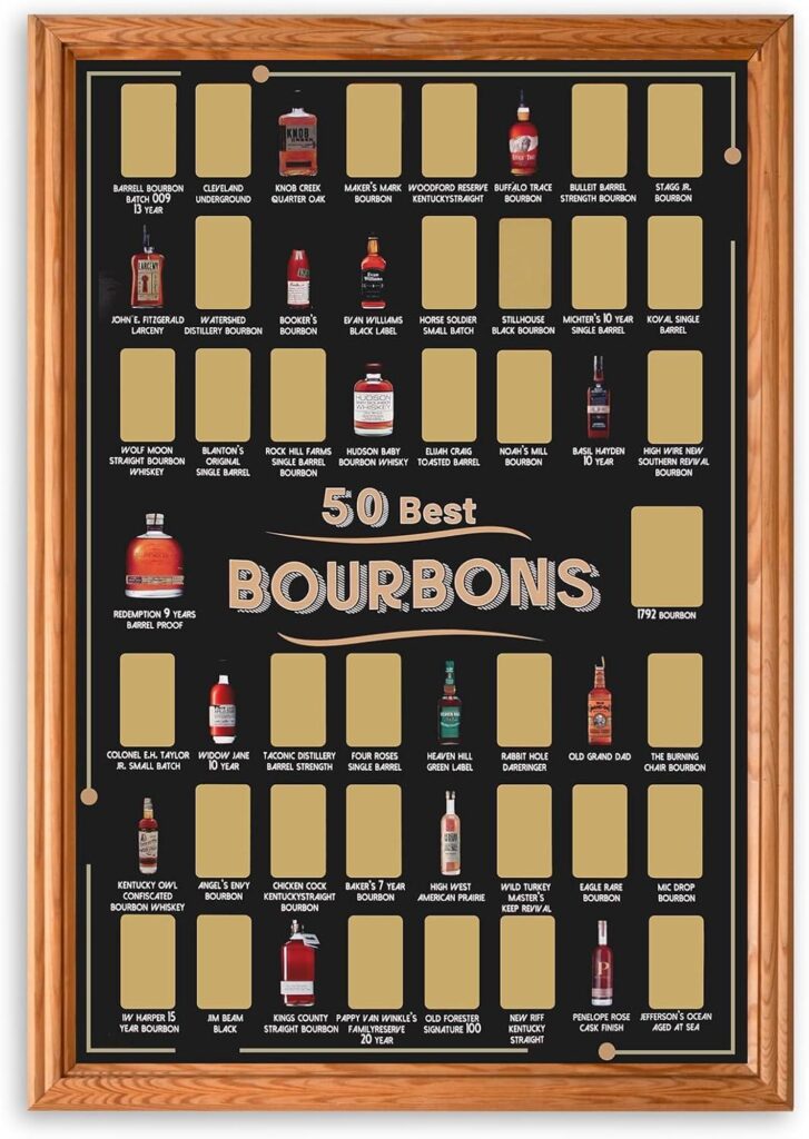 Best Gift for Whiskey Lovers – EIHFHIE Bourbon Bucket List Review