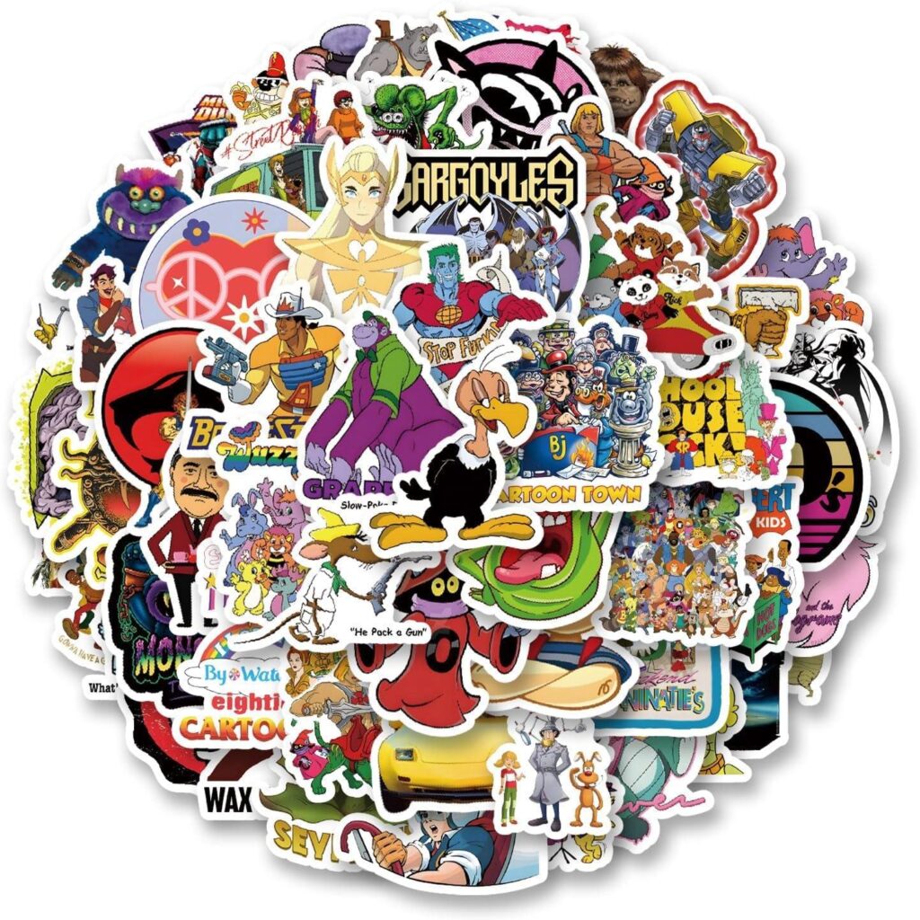 Best Party Supply Decor – 63pcs Classic 80s Stickers Pack Review
