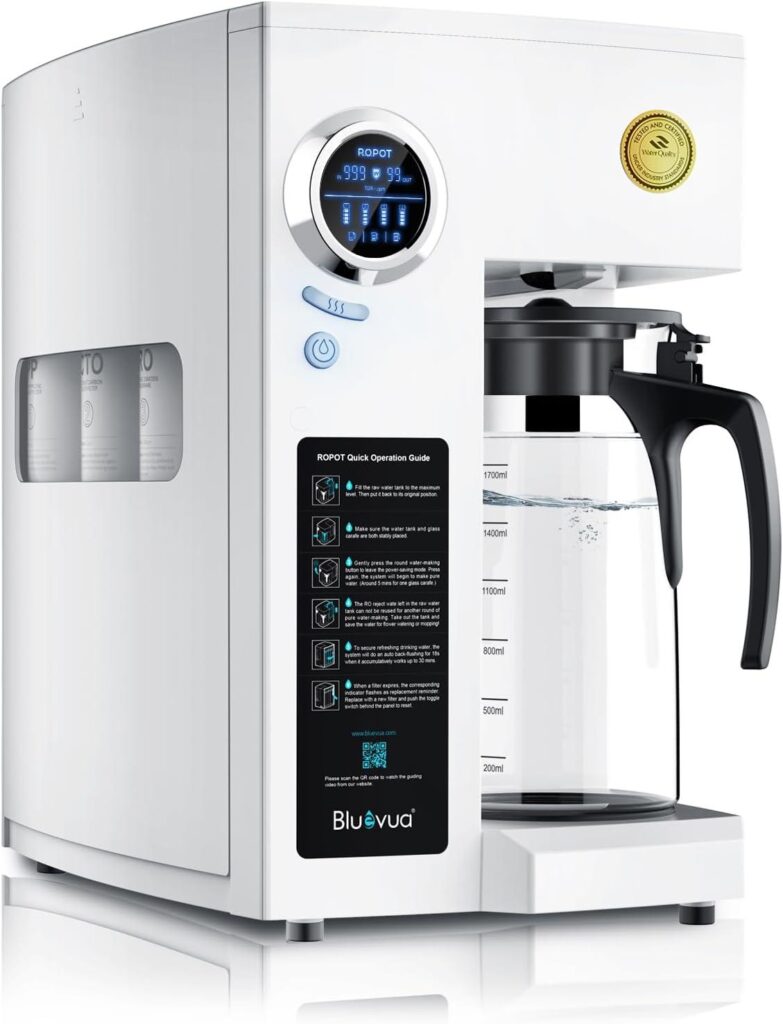 Best Countertop Water Filter – Bluevua RO100ROPOT-UV Review