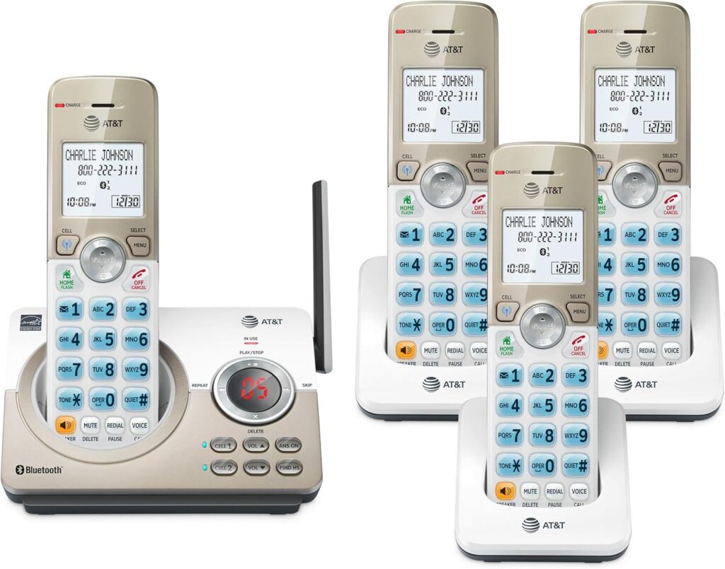 Best Home Phone – AT&T 4-Handset DECT 6.0 Cordless Review