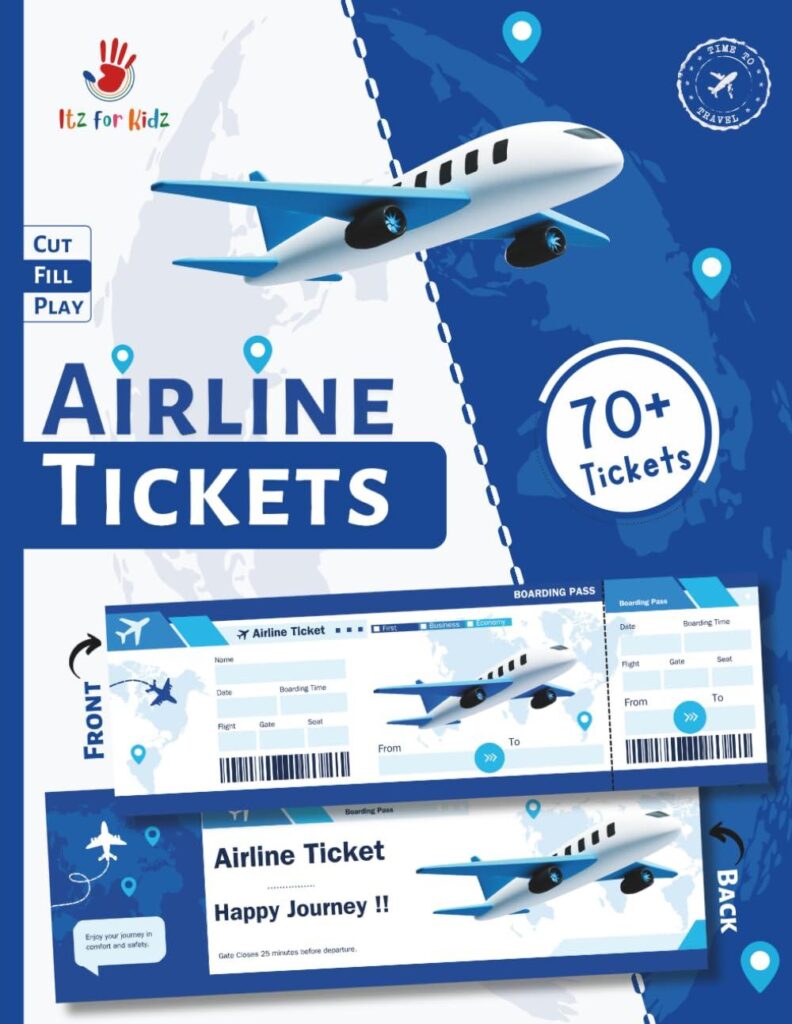 Best Creative Play – Cut-Fill-Play Airline Tickets Review
