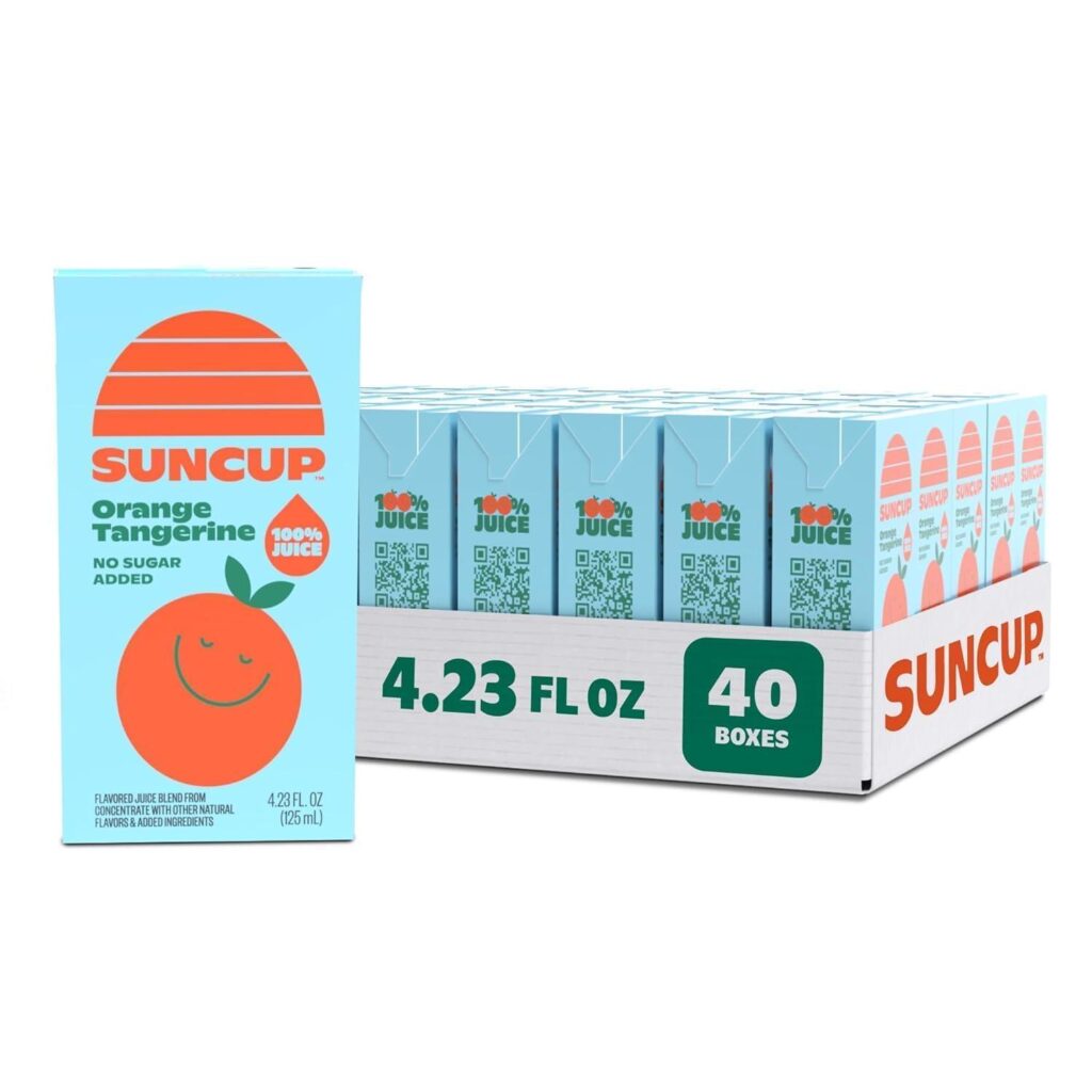 Best Juice Boxes – SunCup Juice – Orange Tangerine (40 Pack) Review