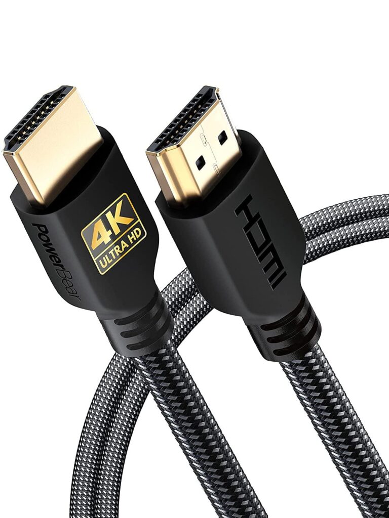 Best HDMI Cable – PowerBear 4K HDMI Cable 6 ft | High Speed, Braided Nylon & Gold Connectors Review