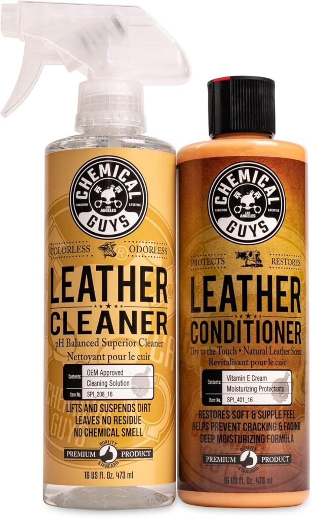 Best Leather Cleaner – Chemical Guys Leather Cleaner and Conditioner Kit Review