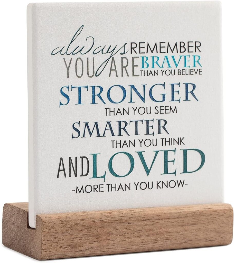 Best Desk Decor – Lukiejac Inspirational Quotes Motivational Plaque Review