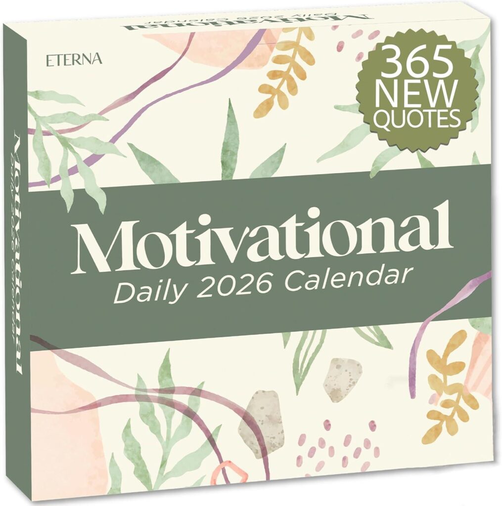 Best Motivational Calendar – 2026 Review | 365 Positive Quotes & Affirmations