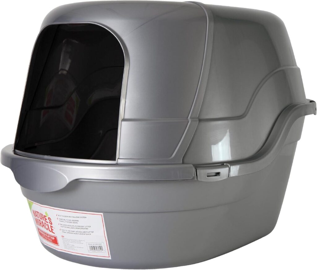 Best Cat Litter Box – Nature’s Miracle Hooded Flip Top Review