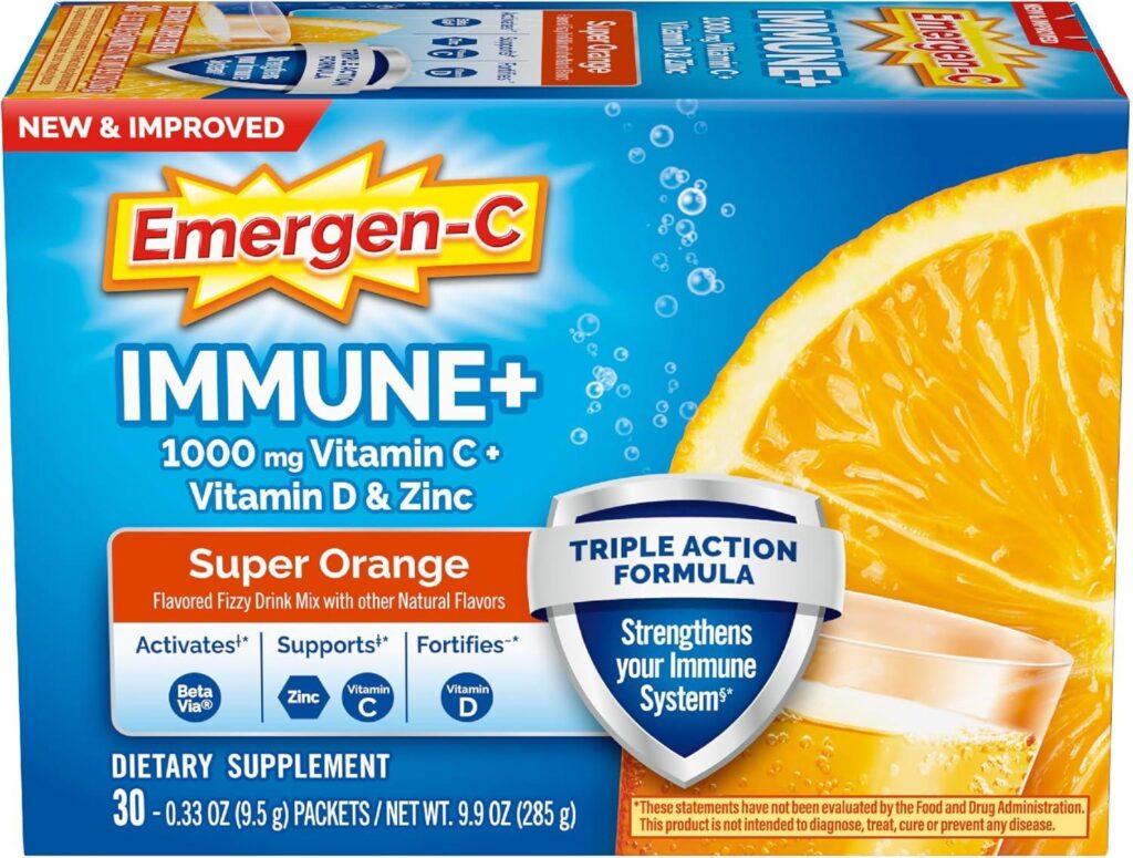 Best Immune Support – Emergen-C Immune+ Triple Action Powder Review