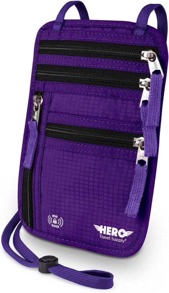 Best Travel Accessory – HERO Neck Wallet, RFID Blocking Pouch Review