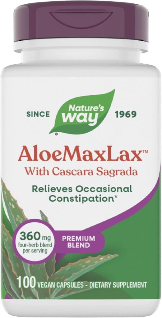 Best Occasional Constipation Relief – Nature’s Way AloeMaxLax Review