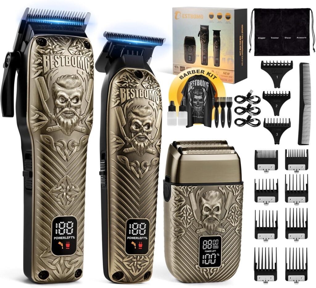 Best Hair Clippers – BESTBOMG® Professional Hair Cutting Kit Review