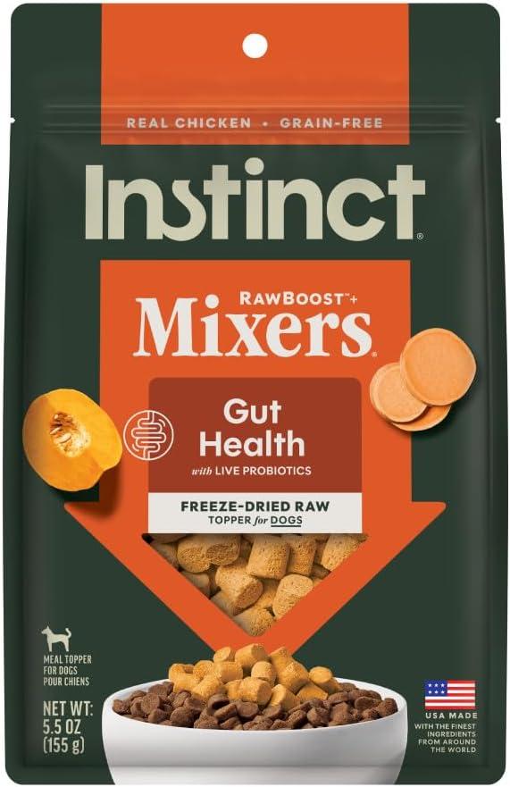 Best Gut Health Dog Food Topper – Instinct Raw Boost Mixers Review