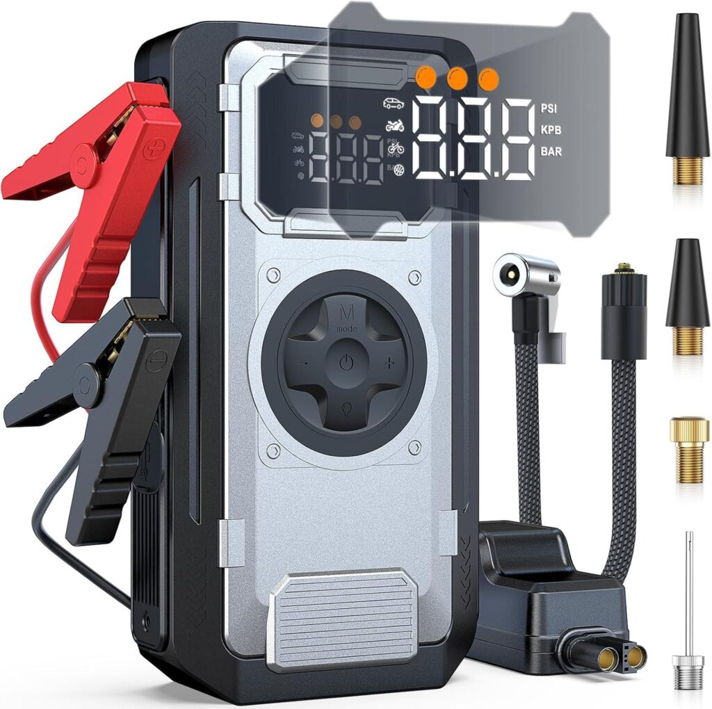 Best Automotive – Portable Car Jump Starter with Air Compressor Review